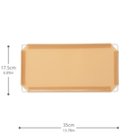 Artistbooths Booth Garage Frosted Tan Brown (PMS 728C) Half-Squares 10-Pack [17.5cm / 6.89in]