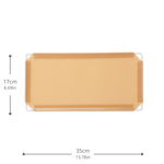 Artistbooths Booth Garage Frosted Tan Brown (PMS 728C) Half-Squares 10-Pack [17cm / 6.69in]