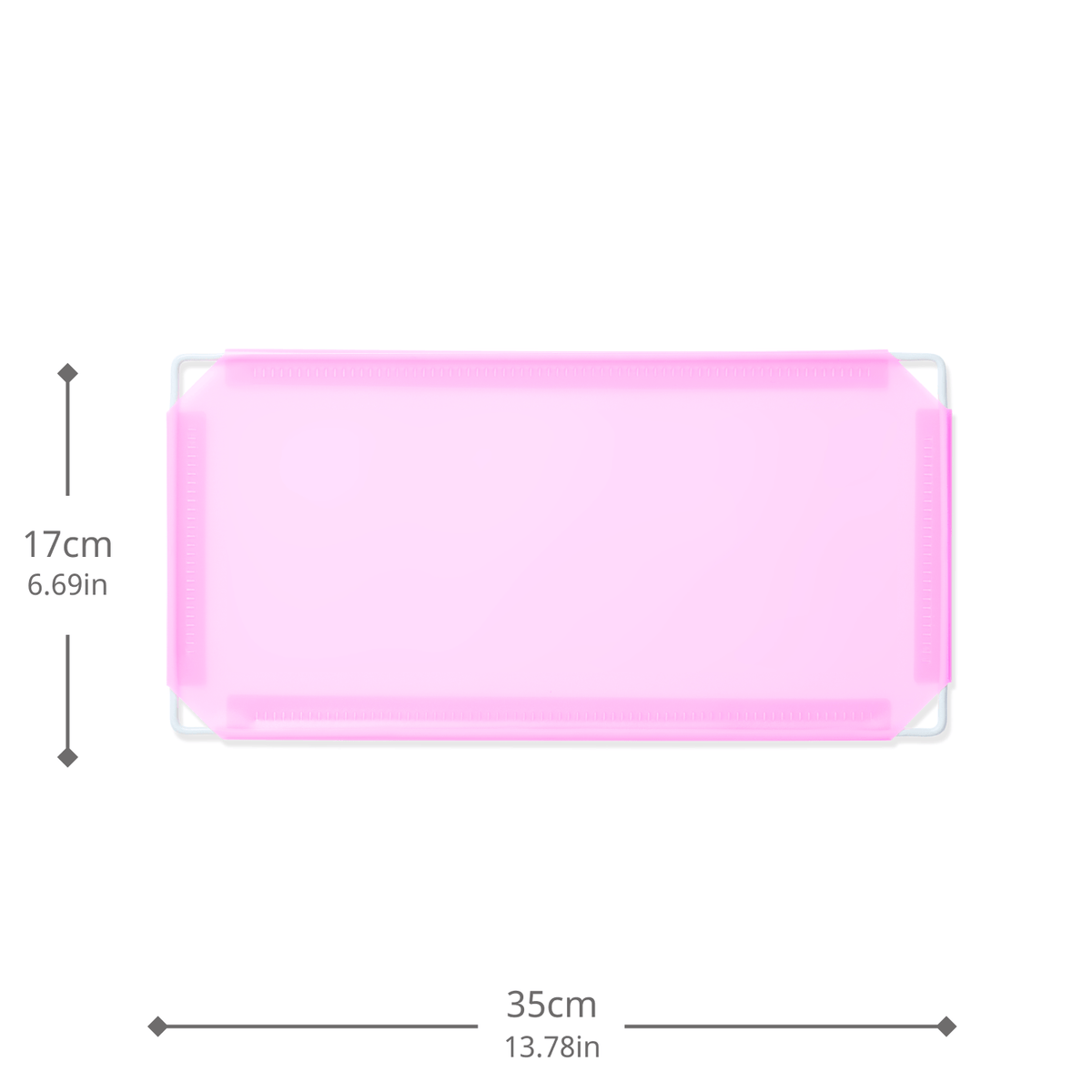 Artistbooths Booth Garage Frosted Watermelon Pink (PMS 210 C) Half-Squares 10-Pack [17cm / 6.69in]