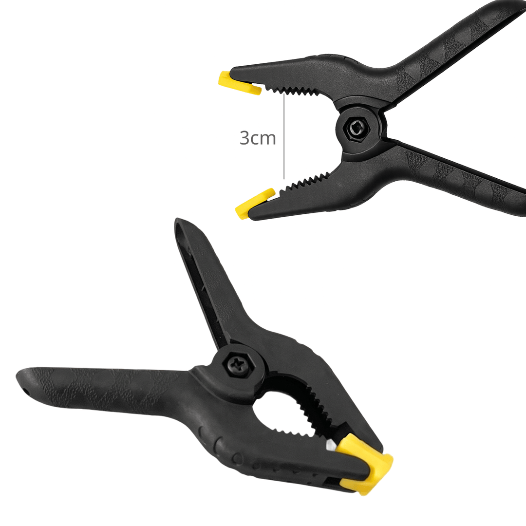 Artistbooths Booth Garage Panel Clamp Black 3cm Mouth [2 pcs]