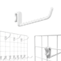 Grid clip hooks (10cm)