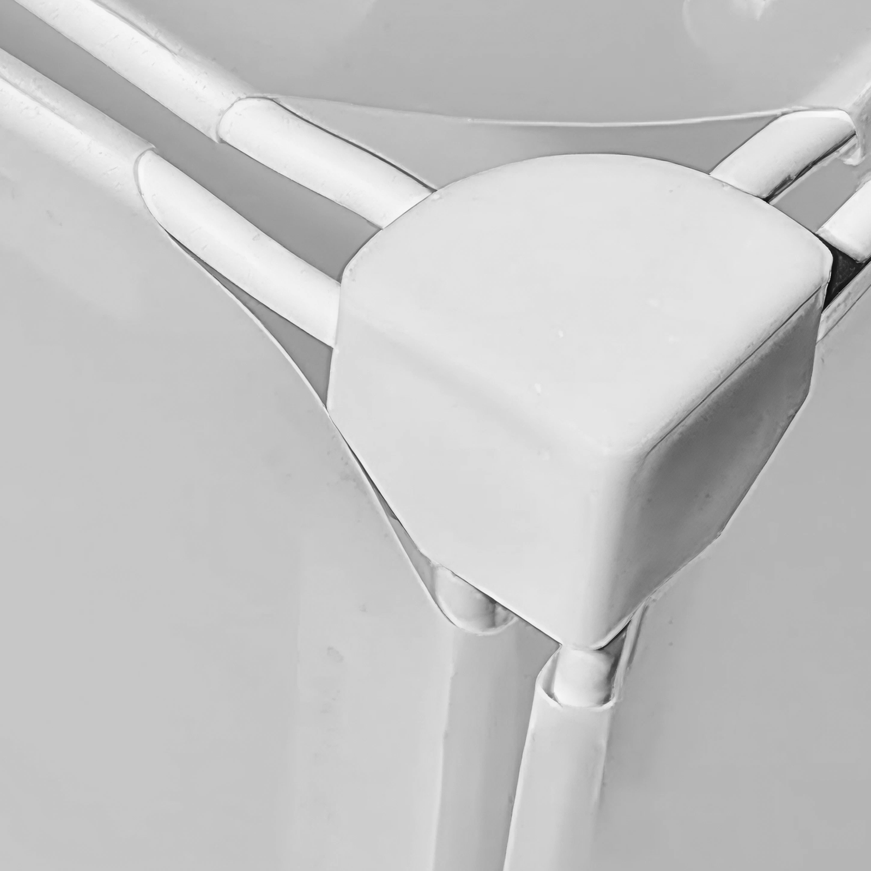 Artistbooths Booth Garage White Corner Connector Expansion Pack [4 Pcs]