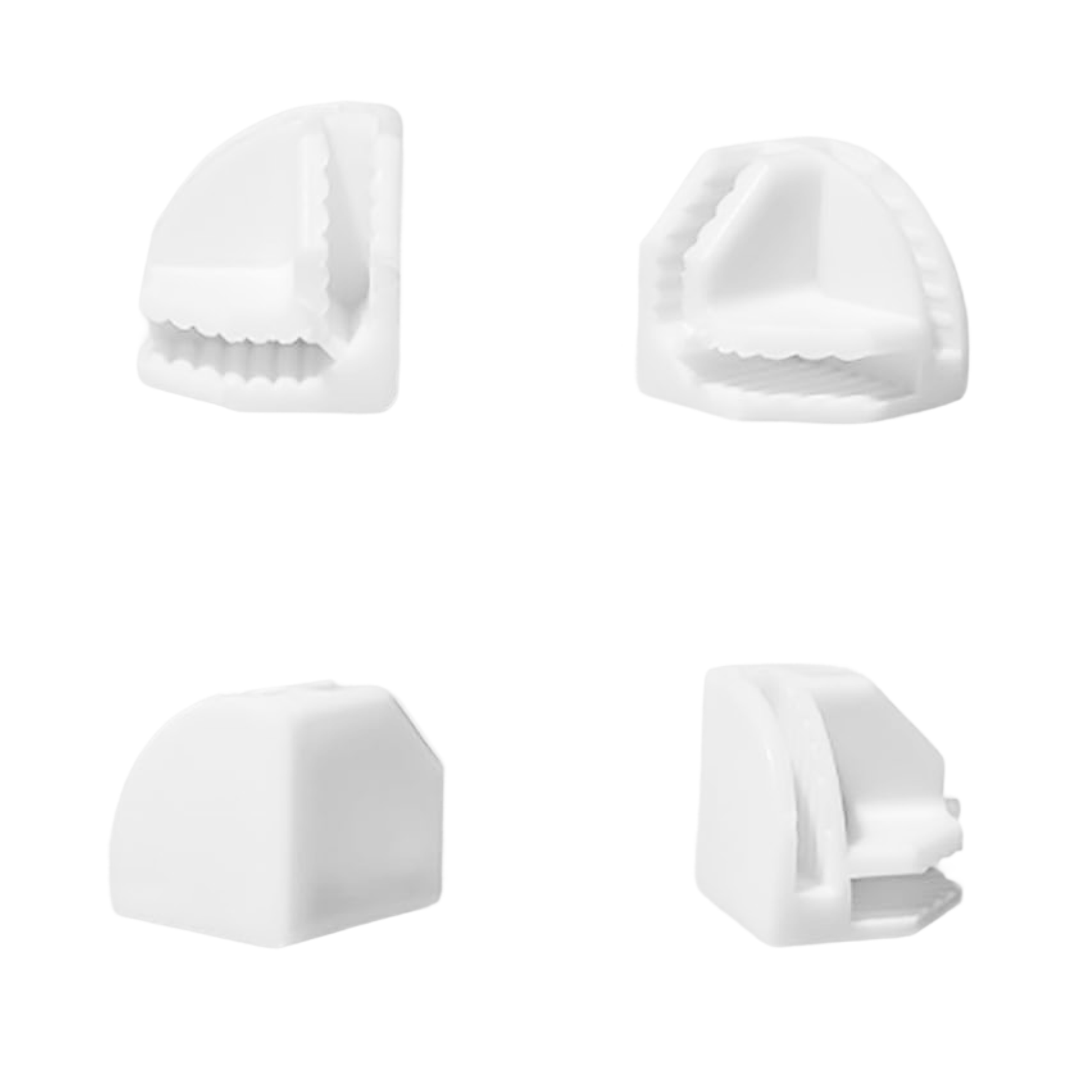 Artistbooths Booth Garage White Corner Connector Expansion Pack [4 Pcs]