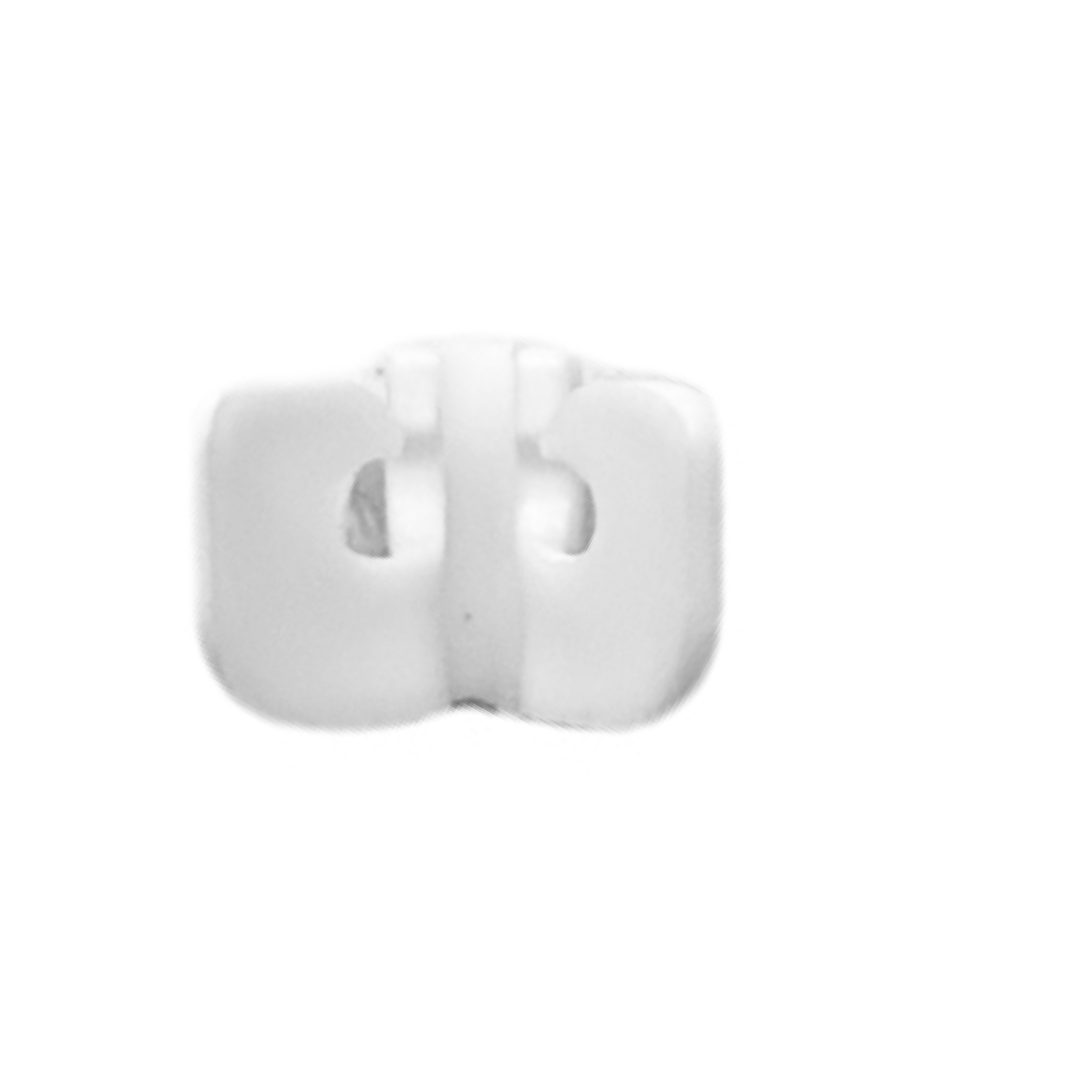 Artistbooths Booth Garage White Double shelf wire clip [4 pack]