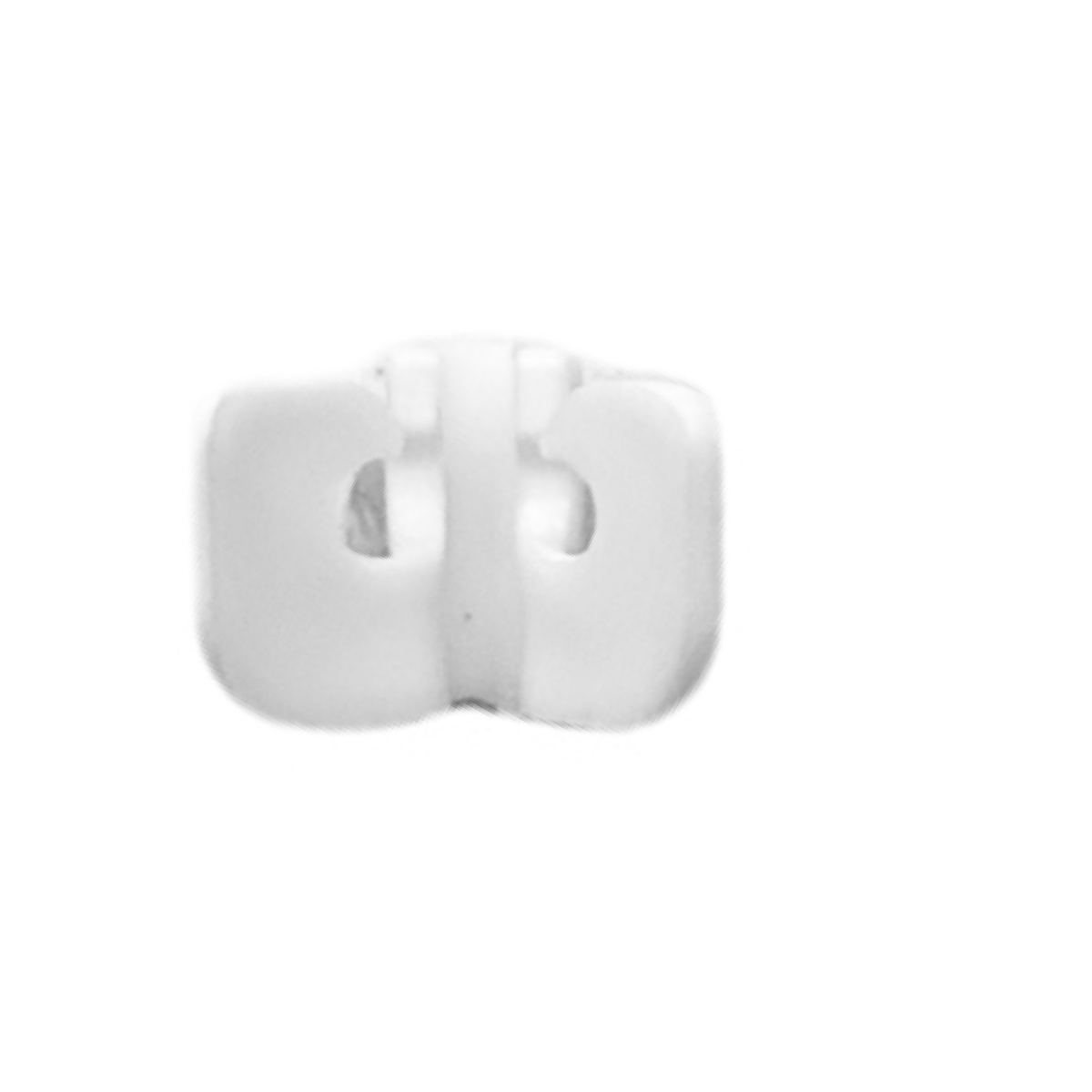 Artistbooths Booth Garage White Double shelf wire clip [4 pack]