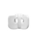 Artistbooths Booth Garage White Double shelf wire clip [4 pack]