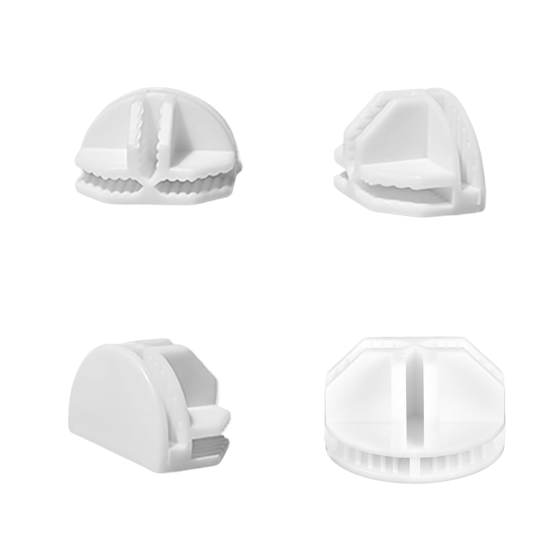 Artistbooths Booth Garage White Edge Connector [4 Pcs]