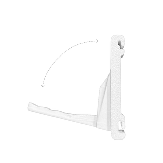 Foldable Self Serve Hook (with wire clip) - [20 pack]