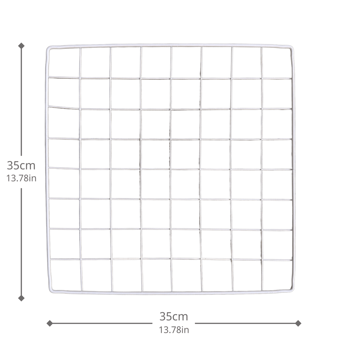 Artistbooths Booth Garage White Wire Grid Expansion Pack [4 pcs] 35cm x 35cm/13.7"x13.7"