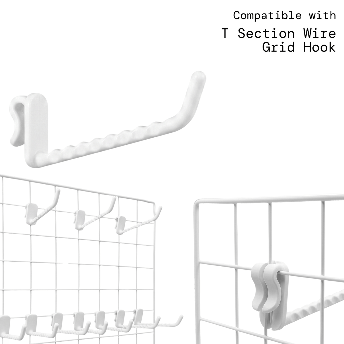 Artistbooths Booth Garage White Wire Grid Expansion Pack [4 pcs] 35cm x 35cm/13.7"x13.7"