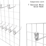 Artistbooths Booth Garage White Wire Grid Expansion Pack [4 pcs] 35cm x 35cm/13.7"x13.7"
