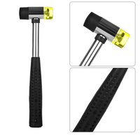 Dual headed metal mallet (with soft tap side)
