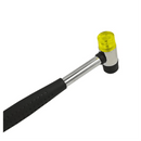 Dual headed metal mallet (with soft tap side)