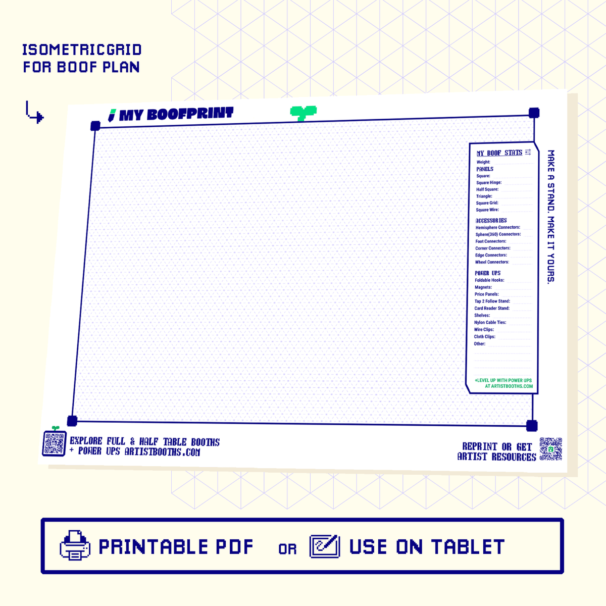 Artistbooths Digital Resource BOOFPRINT: Booth Sketcher & Planner