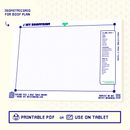 Both planning and sketching template for conventions, exhibitions, and markets. Perfect for artists and exhibitors to sketch and plan their modular stalls and booths.