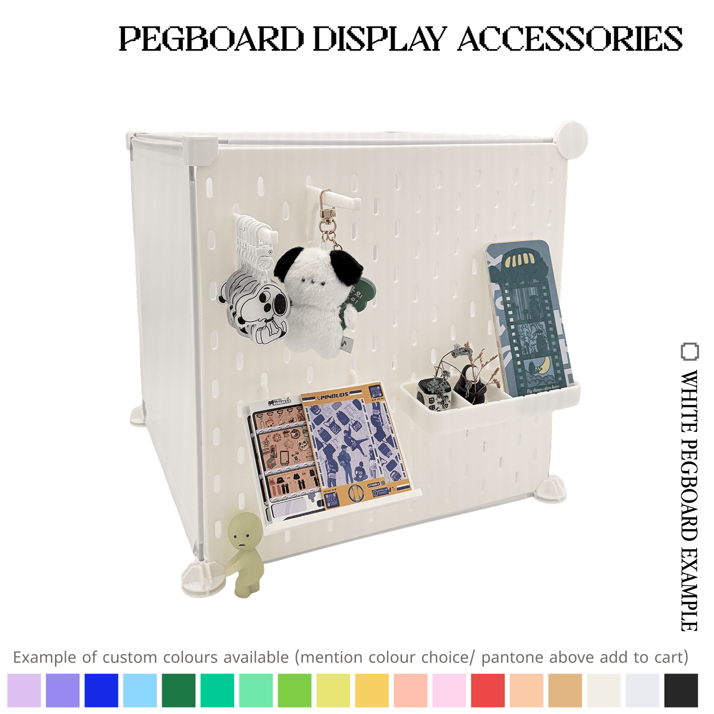BOOF PANEL PEGBOARD & Display Accessories (custom made per order in Australia)
