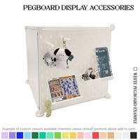 BOOF PANEL PEGBOARD & Display Accessories (custom made per order in Australia)