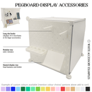BOOF PANEL PEGBOARD & Display Accessories (custom made per order in Australia)